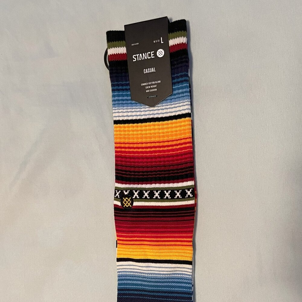 Stance MultiColored Socks, Size L (M 8-13)